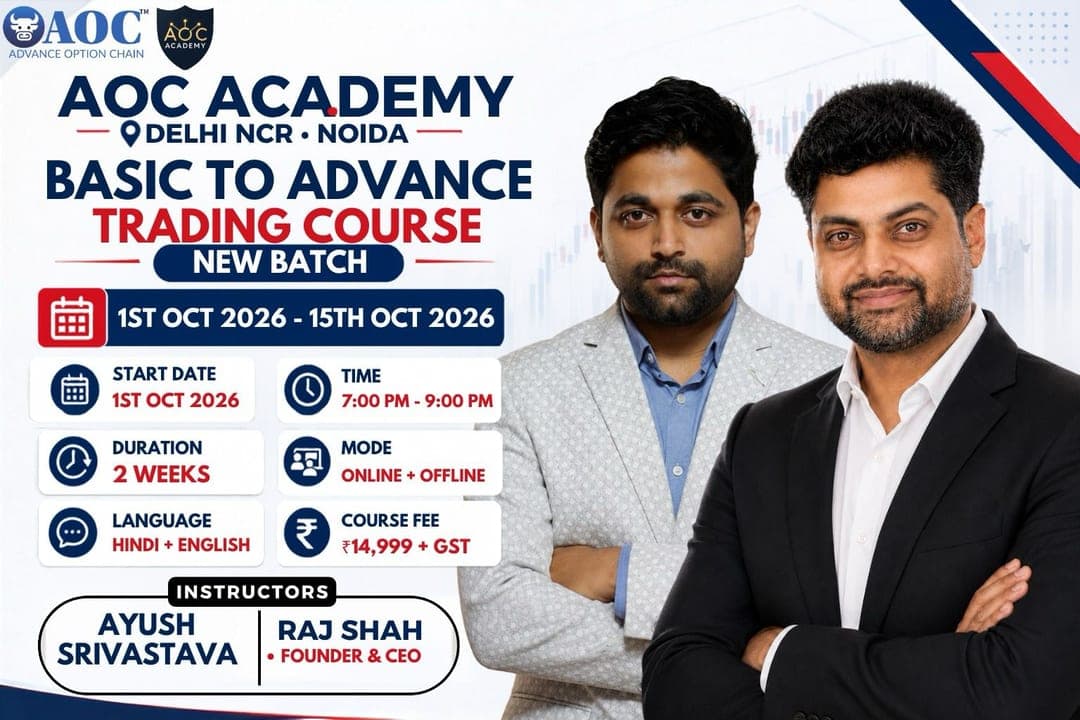 OCTOBER 2026 | Delhi NCR | EVENING BATCH | Basic to Advance Course |